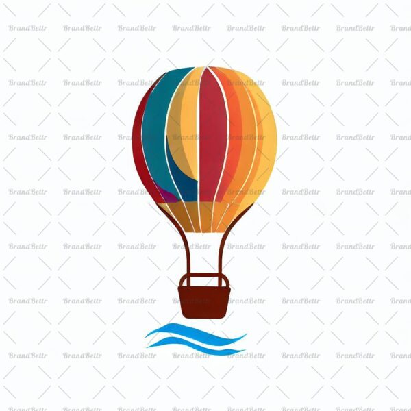 Reisender Heißluftballon